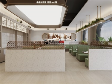 銀川餐廳設計裝修項目|镹臻裝飾